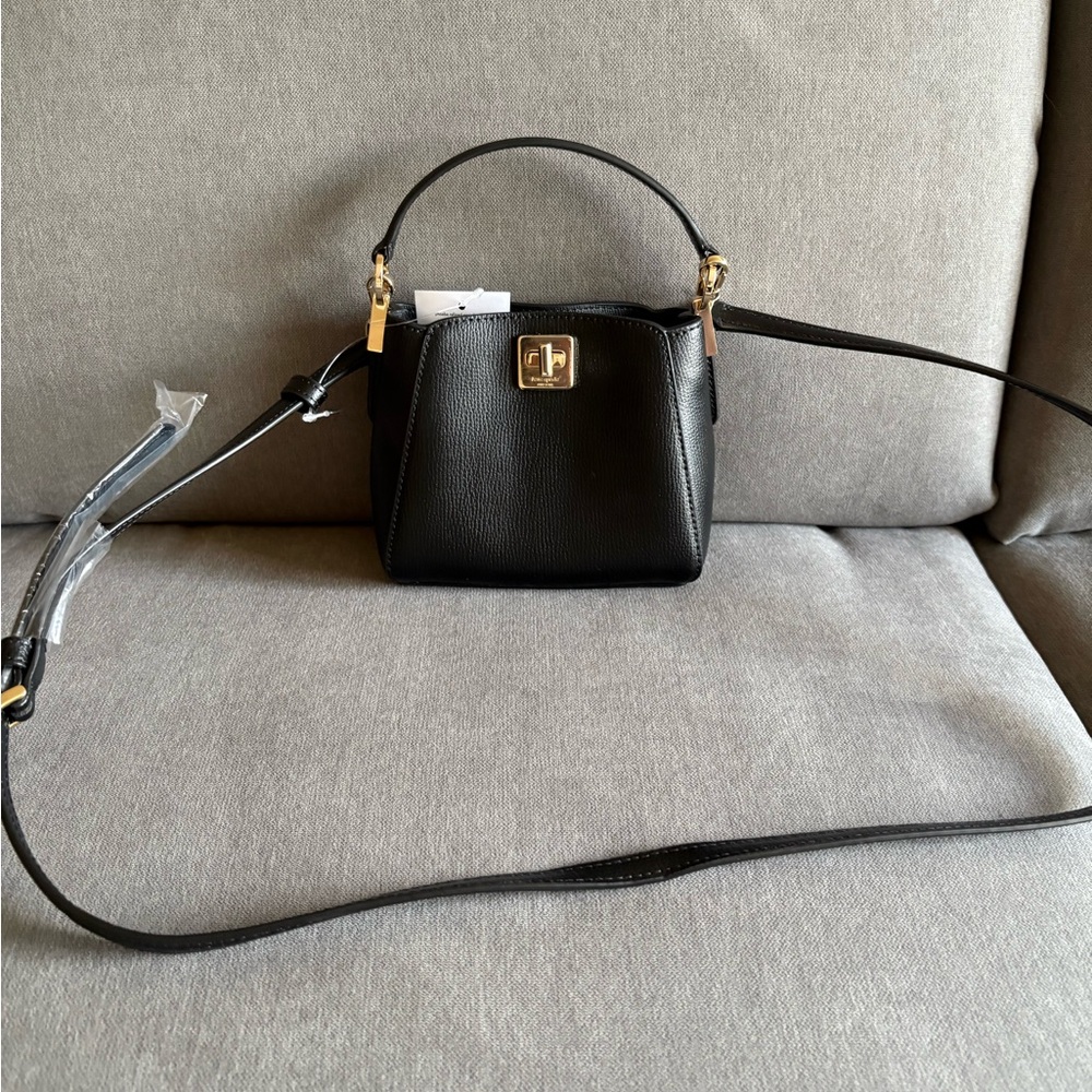 Kate Spade mini Phoebe bag in black leather